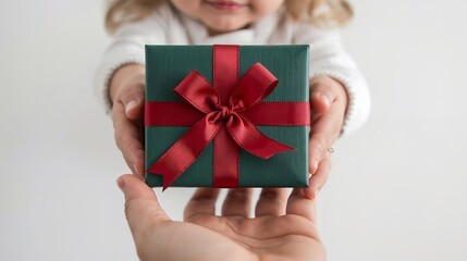 Giving and receiving gifts on special occasions.