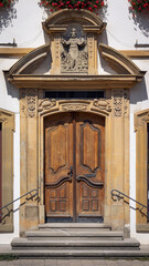 Haust&uuml;r in Bad K&ouml;nigshofen im Grabfeld