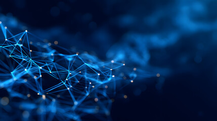 Digital Nexus: A dynamic digital mesh, symbolizing interconnectedness, data flow, and technological advancement. This graphic evokes the essence of a modern, data-driven world.