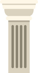 Naklejka premium Architectural column from ancient times symbolizing strength and heritage