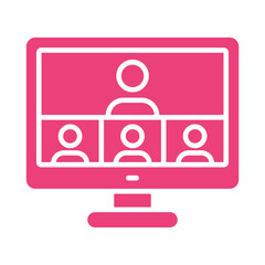 Online Meeting Icon