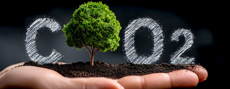 CO2 emissions. CO2 capture, greenhouse effect.