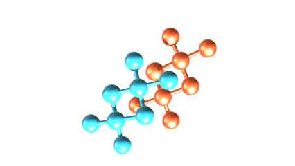 3d render of molecule
