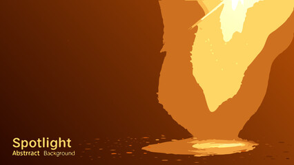 Dramatic spotlight illuminating a textured surface in a dark warm tone