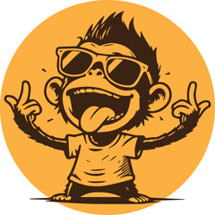 The Relaxed Monkey Full of Style