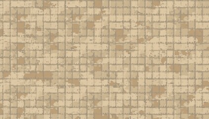 Pixel art desert camouflage pattern - Digital military texture for game sprites and UI Desert camo pixel texture, retro 8-bit style background