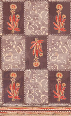 Fototapeta premium ajrak allover dizital vector design with high quality