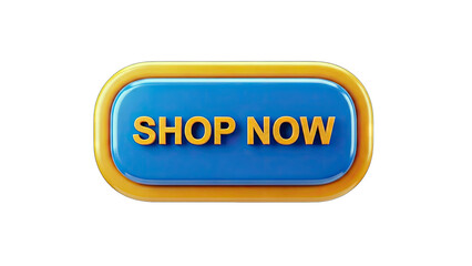 Shop Now Button: Clickable Web Element on White Background