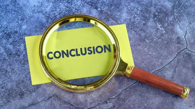 The conceptual phrase CONCLUSION. Conclusion and final comments