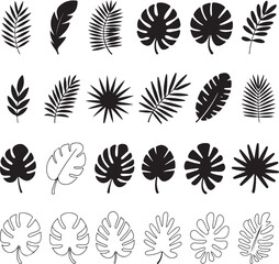 Botanical Leaf Silhouette Pack