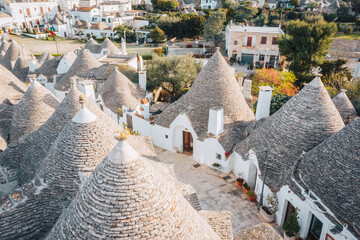 Alberobello Italy trulli houses are a UNESCO World Heritage site