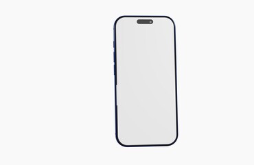 A sleek, contemporary smartphone design displayed on a white background, ideal for app presentations or UI desi