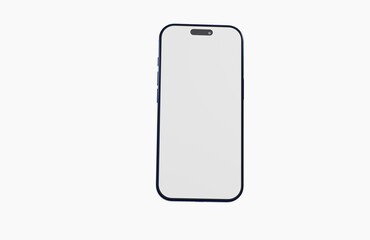 High-quality image of a modern smartphone. Clean lines, blank screen perfect for mockups or tech-related concep