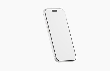 Clean, isolated smartphone mockup ideal for app design, UI presentations, and technology concepts. Perfect for
