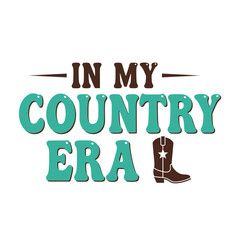 In my country era typography t-shirt design