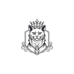 Muscular cartoon cat lifting dumbbell, exercising with determination and strength in a playful illustration.