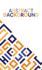 Background with colorful lines abstract stylish mosaic flat design template.