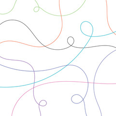 Thread Line Pattern Seamless Textile Background Design. Vector seamless texture. Modern geometric background with thin intersecting threads.