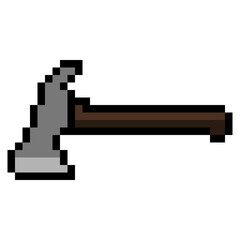 Pixel Art Tomahawk or Axe Sprite