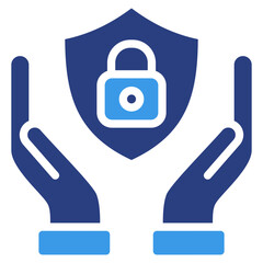 Obraz premium Insurance Shield Icon Element For Design