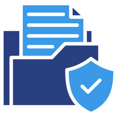 Insurance Folder  Icon Element For Design