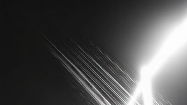 Speeding light rays creating dynamic motion background