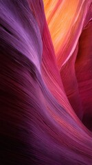 Fototapeta premium Abstract canyon walls showcasing layered sandstone with vibrant colors and textures