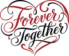 An elegant calligraphic design featuring the phrase 