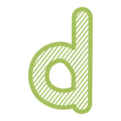 Handwritten Lowercase Letter Vector