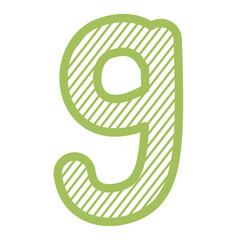 Handwritten Lowercase Letter Vector