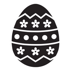 Festive Easter egg adorned with floral and geometric patterns