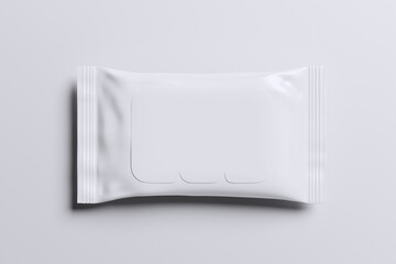 Wet Wipes Mockup Blank