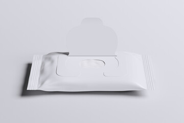 Wet Wipes Mockup Blank