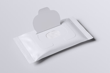 Wet Wipes Mockup Blank