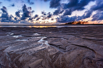 beach sunrise, 