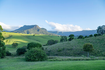 landscape with mountains