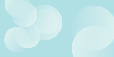 Minimalist banner background. Green and blue gradations.Circle geometric background. Simple design. Vector. EPS 10