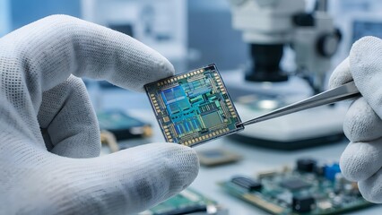 Advanced Semiconductor Chip Manufacturing Process.