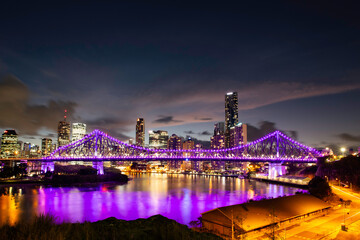 night view of the city