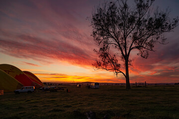 Ballooning sunrise