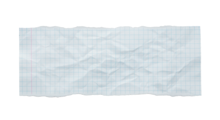 Engineering grid paper strip for plotting measurements and process control notes, torn worksheet used in calibration records, technical calculation drafts, and process tracking documentation