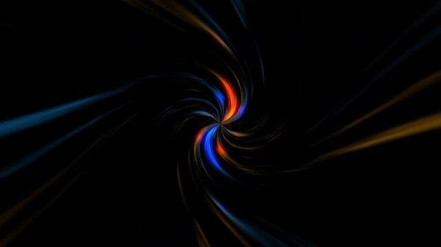 A stylized looping psychedelic tunnel background animation. 4K animation