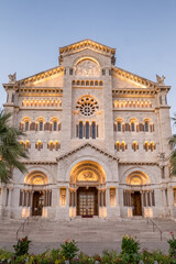 Fototapeta premium Saint Nicholas Cathedral in Monaco with Tombs of Princess Grace and Prince Rainier