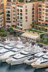 Modern Residential Buildings with Luxury Apartments and Marina in Monaco
