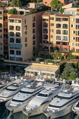 Modern Residential Buildings with Luxury Apartments and Marina in Monaco