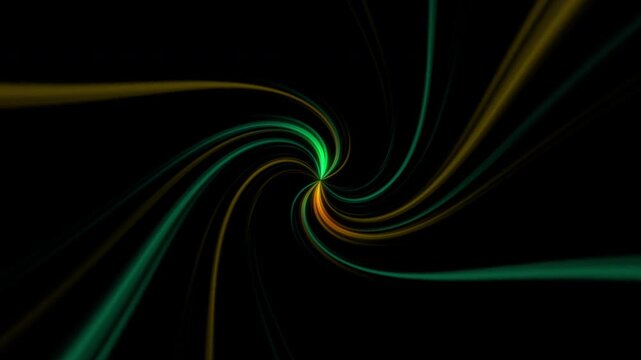 abstract green and yellow background, twirly background, swirl and spiral animated background