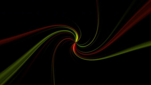 Animation of swirl shapes concept abstract background. 4K animation