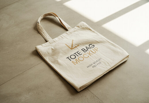 Canvas Tote Bag Mockup