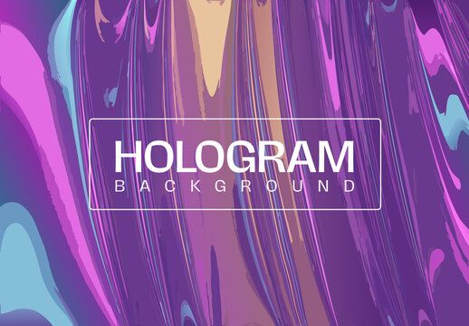 Hologram Background Design Layout
