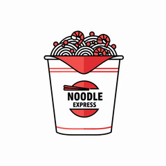 Noodle Express Cup with Shrimp and Noodles.